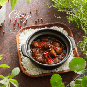 Hạt dẻ kho tiêu hồng