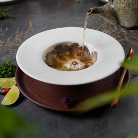 Canh nấm Bào ngư Đông trùng (phần đơn)