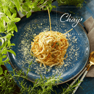 Mì ý sốt kem kiểu Carbonara với nấm