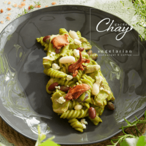 Nui xoắn Fusilli sốt Pesto