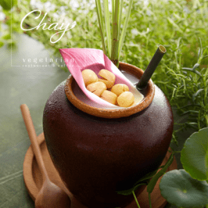 Thai red milk tea with grass jelly